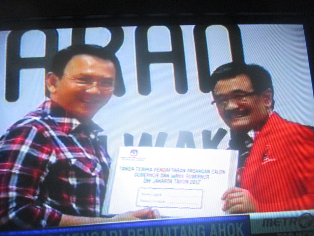 Petahana Basoeki Tjahaja Poernama dan Djarot Sjaiful Hidajat