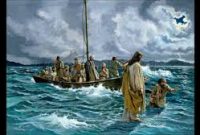 Yesus menolong Petrus