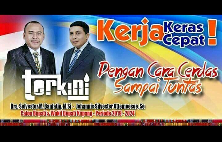 Selvester M. Banfatin dan Johanis Silvester Ottemoesoe (TERKINI) calon Bupati dan Wakil Bupati Kabupaten Kupang 2018