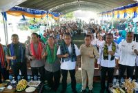 Gubernur NTT bersama Forkopimda NTT dan Bupati Kupang hadiri acara virtual deklarasi Swasembada Pangan Nasional.