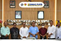 Gubernur NTT usai rapat bersama di Dinas PUPR NTT.