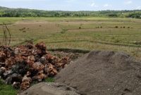 Proyek irigasi yang dikerjakan PT Adhi Karya di Kabupaten Rote Ndao, NTT.