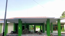 Nampak dari depan wajah baru Puskesmas Soliu, Amfoang Barat Laut.