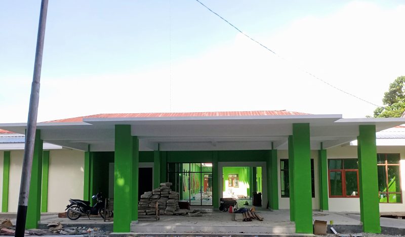 Nampak dari depan wajah baru Puskesmas Soliu, Amfoang Barat Laut.