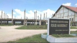 Proyek mangkrak di RSUD Naibonat, Kabupaten Kupang, Nusa Tenggara Timur.