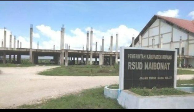Proyek mangkrak di RSUD Naibonat, Kabupaten Kupang, Nusa Tenggara Timur.