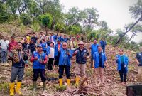 Penanaman ribuan anakan pohon bersama Sinode GMIT, GAMKI NTT, dan CIS TIMOR di Fatuleu Barat.