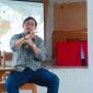 Dr. Efata F. B. Duarte saat menyampaikan materi pada kuliah umum di STIKUM Prof.Dr. Yohanes Usfunan, S.H.,M.H.