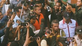 Anggota DPRD Kota Kupang, Mokris Lay ditahan Kejaksaan Negeri Kota Kupang.