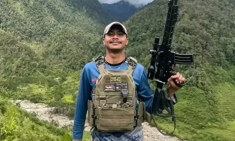 Foto Praka Satria Tino Taopan semasa hidup.