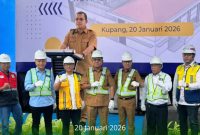 Ground breaking Sekolah Rakyat di Desa Oelnasi, Kabupaten Kupang.