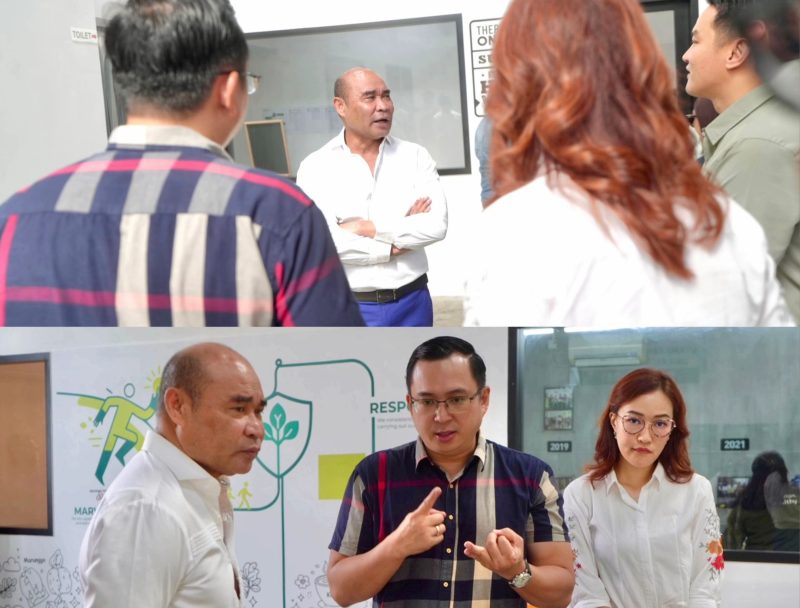 Ketua Fraksi Nasdem DPR RI, Dr. Viktor Bungtilu Laiskodat melihat langsung fasilitas produksi PT Beta Moringa Indonesia di Kupang.