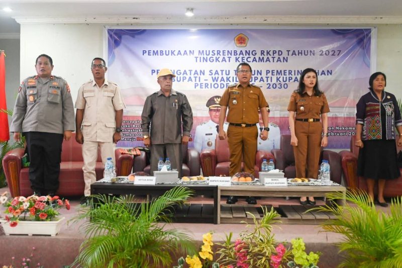 Pembukaan Musrenbang RKPD 2027 Tingkat Kecamatan se Kabupaten Kupang.