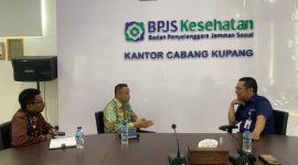 Perwakilan Ombudsman RI NTT melakukan kunjungan koordinasi dengan BPJS Cabang Kupang