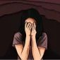 Ilustrasi perempuan sebagai korban kekerasan seksual 