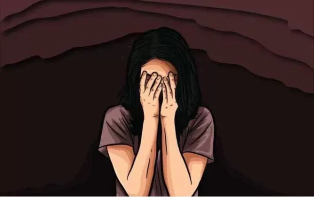 Ilustrasi perempuan sebagai korban kekerasan seksual 
