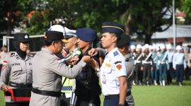 Apel gelar pasukan sebagai tanda dimulainya Operasi Ketupat Turangga 2026.