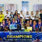 Tim Voli Putra SMPN 1 Fatuleu Tengah juara Maritim Cup 1.