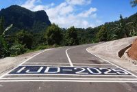 Ruas Jalan Mauponggo–Ngera–Puuwada, Kabupaten Nagekeo, Provinsi NTT.