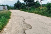 Ruas jalan Baumata - Oeltua yang berlubang.