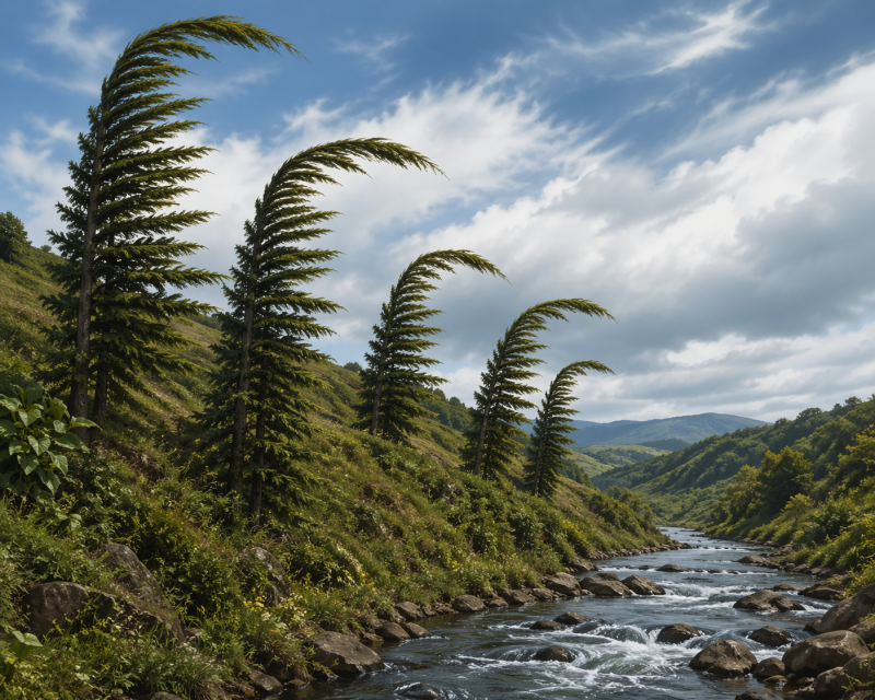 pohon cemara; gbr ilustrasi: ChatGPT