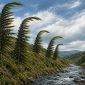 pohon cemara; gbr ilustrasi: ChatGPT