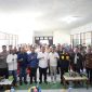 Gubernur NTT foto bersama usai memimpin rapat koordinasi yang berlangsung di Kantor Camat Takari, Kabupaten Kupang.