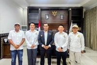Ketua KADIN NTT bertemu Bupati Sabu Raijua dalam agenda pelantikan Badan Pengurus KADIN Sabu Raijua.