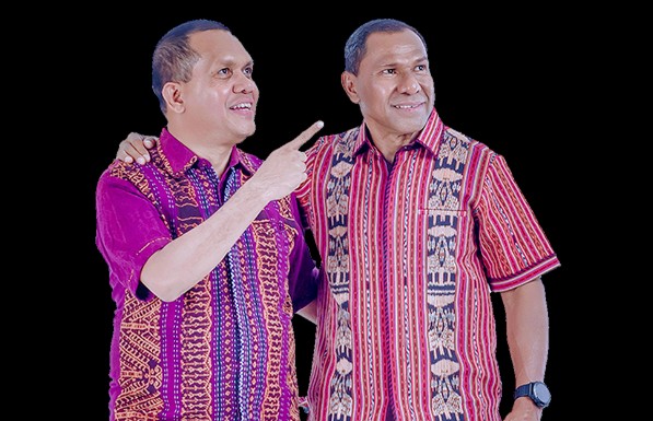 Gubernur NTT Emanuel Melkiades Laka Lena dan Wakil Gubernur NTT, Johny Asadoma 