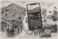 Ilustrasi konteks lokus ke Amfoang Timur; Gbr: AI ChatGPT 