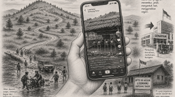 Ilustrasi konteks lokus ke Amfoang Timur; Gbr: AI ChatGPT 