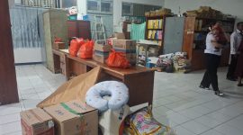 Tempat penampungan sementara bagi penghuni Panti Asuhan Holy Angel.