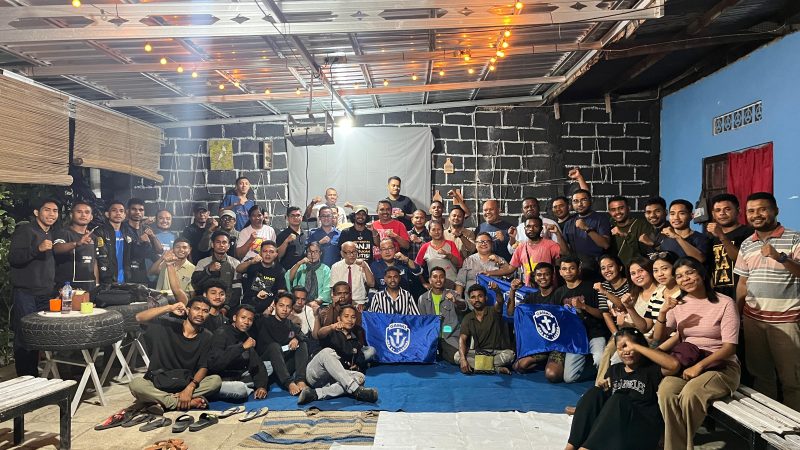 Foto bersama usia Nobar Film 