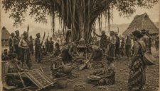 Ritual di bawah pohon beringin; foto: Arnichus Loit