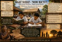 ilustrasi membaca dan menulis; ChatGPT