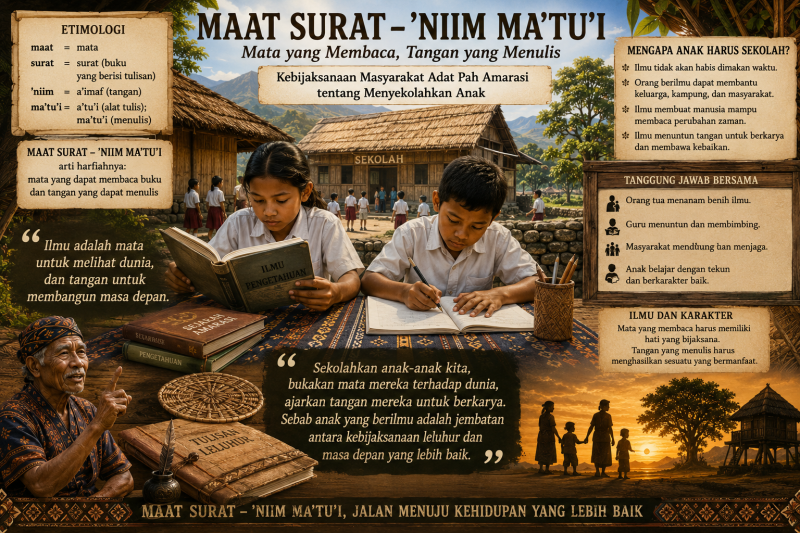ilustrasi membaca dan menulis; ChatGPT
