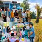Usman Husin bersama Petani di Noekele dan juga berkesempatan melihat langsung kondisi persawahan para petani.