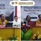 Kepala Dinas PUPR NTT memaparkan pentingnya pembangunan infrastruktur yang tangguh, berkelanjutan, dan adaptif terhadap perubahan di Universitas Citra Bangsa.