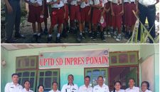 Pengawas, Kepala Sekolah dan murid;ft: Herman Ng