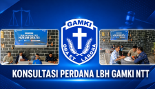Konsultasi Hukum Gratis perdana LBH GAMKI NTT 