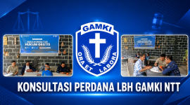 Konsultasi Hukum Gratis perdana LBH GAMKI NTT 