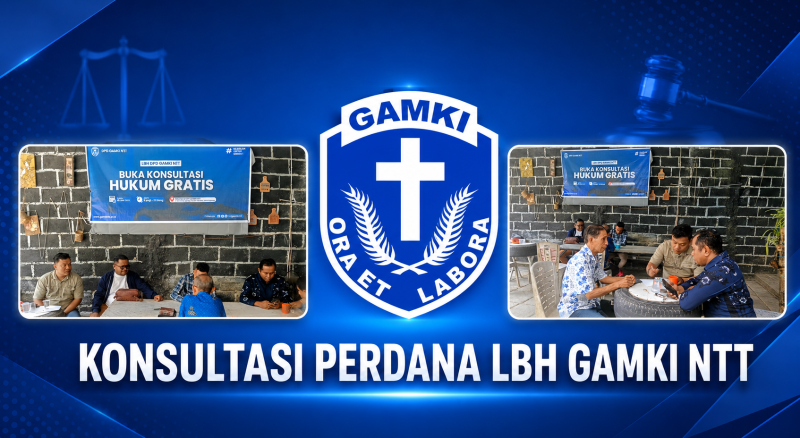 Konsultasi Hukum Gratis perdana LBH GAMKI NTT 