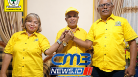 Ketua DPD II Partai Golkar Kabupaten Kupang damaikan perseteruan dua kader.