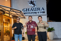 Helder Viera (Presidente CCI Dili - Rinus Zebua GM ( Lion Group NTT ) - Bobby Lianto (Ketua Umum KADIN NTT).