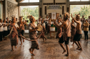 Gambar Ilustrasi oleh AI; Tarian dalam liturgi ibadah
