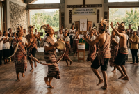 Gambar Ilustrasi oleh AI; Tarian dalam liturgi ibadah