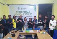 Pertemuan DPD GAMKI NTT dan Komisariat Pemuda Katolik KOMDA NTT