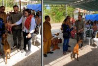Anggota DPR RI, Usman Husin di Kecamatan Amabi Oefeto Timur, Kabupaten Kupang.