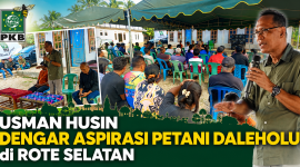 Anggota DPR RI Fraksi PKB, Usman Husin serap aspirasi petani di Kabupaten Rote Ndao.