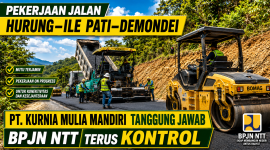Proyek Paket Reguler Pembangunan tahun 2025 di Kabupaten Flores Timur, NTT.